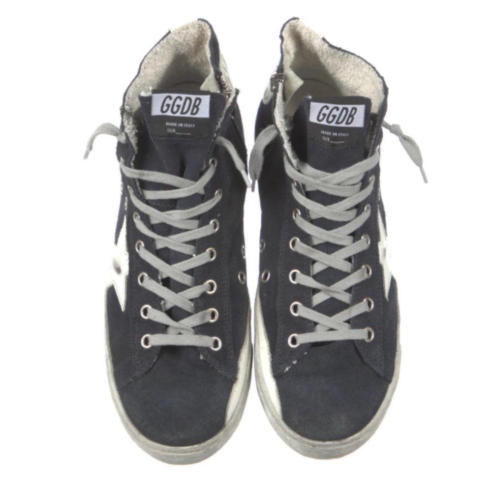 GOLDEN GOOSE Francy Suede Distressed Sneakers Size 9 Womens EU40 Mens 7